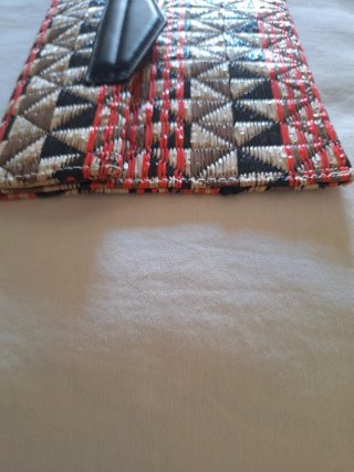 Bolso Clutch Mango Tejido Multicolor