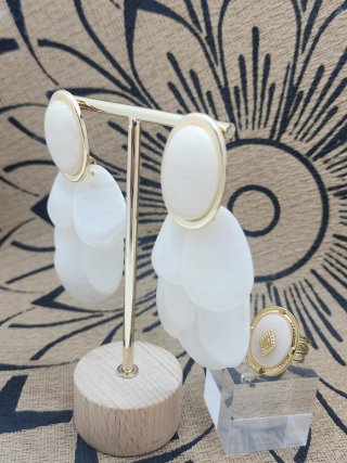 Conjunto Joyas Acero Quirúrgico Chapado Oro