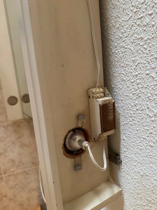 Espejo baño doble con luz RECOGER EN LA MANGA
