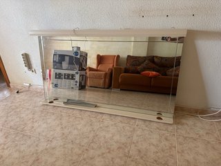 Espejo baño doble con luz RECOGER EN LA MANGA