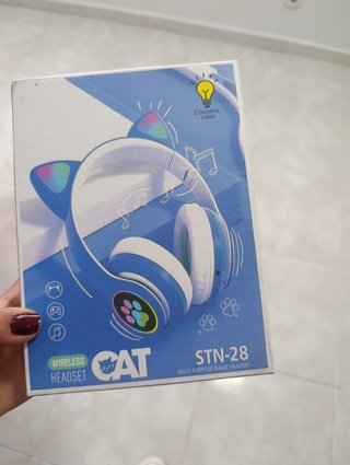 Auriculares Bluetooth STN-28 Orejas Gato