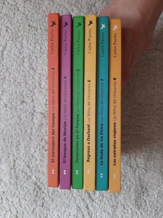 6 Libros "Los niños del unicornio"