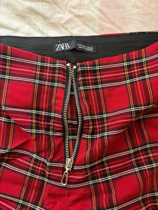 Pantalones de cuadros Zara