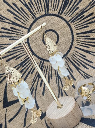Conjunto acero quirúrgico chapado oro