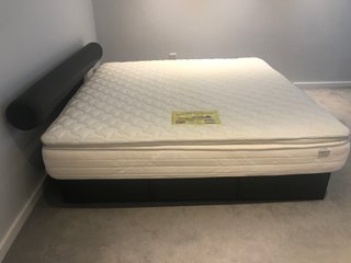 Cama King Size con Cabecero Piel