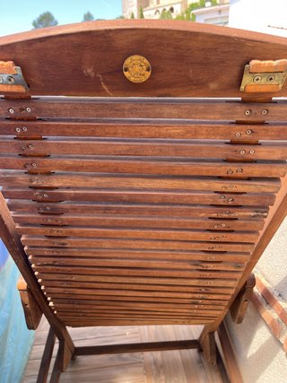 Hamaca de madera teca