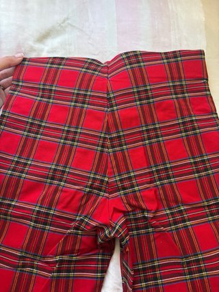 Leggings de cuadros Zara