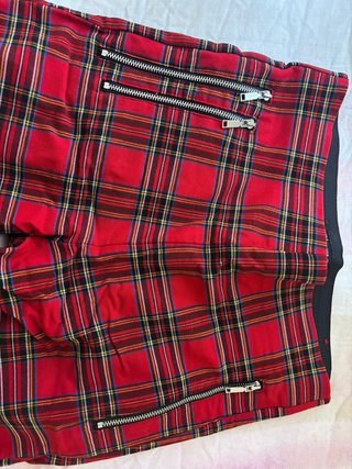 Leggings de cuadros Zara