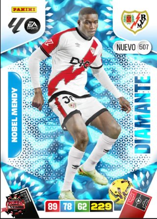 Carta Nobel Mendy Diamante Panini