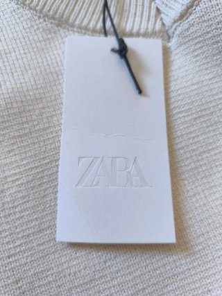 Chaleco de punto Zara beige