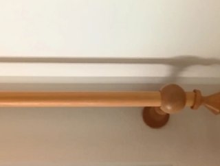 Barra cortinas 2m con  accesorios para instalacion