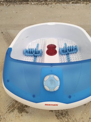 Bañera bebé con cambiador y masajeador