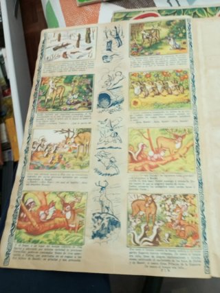 Álbum de Cromos Bambi Disney