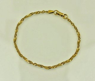 Pulsera Singapur Oro 18k