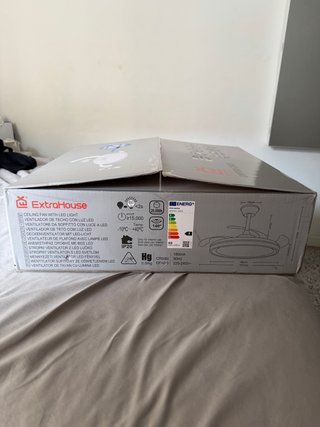 Ventilador de techo con lámpara LED