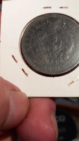 Monete da 2 Centavos Argentina 1890 e 1891