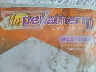 Manta Eléctrica Doble Pekatherm 205W 160x140
