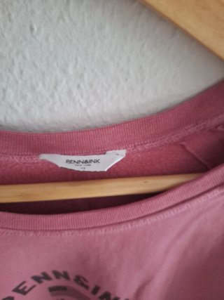 Sudadera Penn&Ink Rosa Talla S