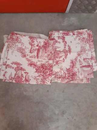 Cortinas antiguas  Toile de Jouy