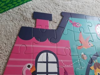 Puzzle Animales 48 piezas y cuento