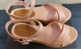 Sandalias cuña Tommy Hilfiger mujer T.38