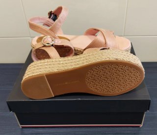 Sandalias cuña Tommy Hilfiger mujer T.38