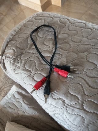 Cavo audio RCA 2x1 maschio