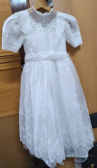 Vestido Comunión Niña Blanco
