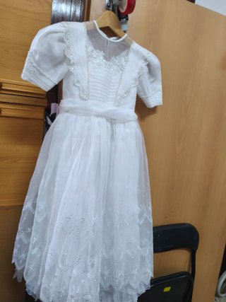 Vestido Comunión Niña Blanco
