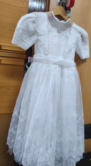 Vestido Comunión Niña Blanco