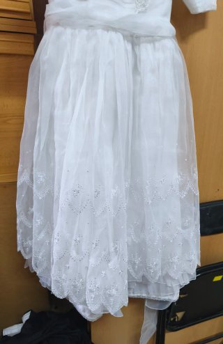 Vestido Comunión Niña Blanco