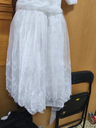 Vestido Comunión Niña Blanco