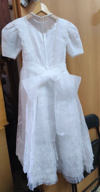 Vestido Comunión Niña Blanco