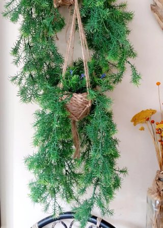 2 Plantas Colgantes Artificiales