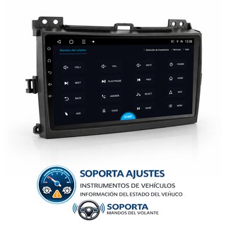 PANTALLA GPS TOYOTA LAND CRUISER 2004-2009 CARPLAY