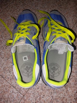 Sneakers Munich Blu/giallo Tg. 42