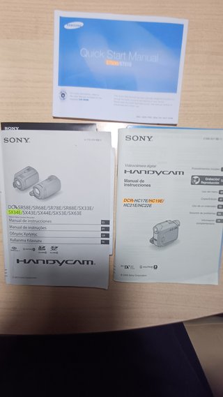 Lote 2 Videocámaras Sony Handycam