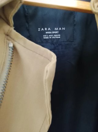 Chaqueta Zara Hombre Talla L Beige