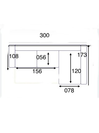 Sofa Chaiselongue de piel blanco