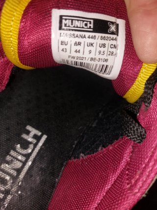 Sneakers Munich Massana 42 Nero Grigio