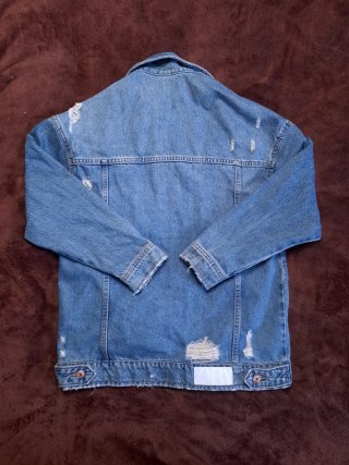 Chaqueta vaquera Zara desgastada M oversize