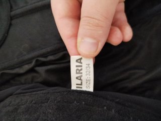 Corsé negro con cordones