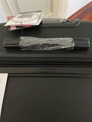 Maleta extensible grande negra nueva