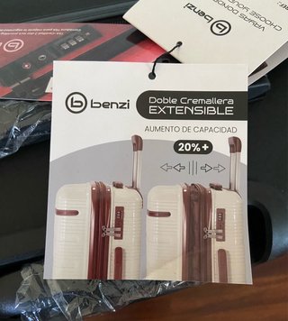 Maleta extensible grande negra nueva