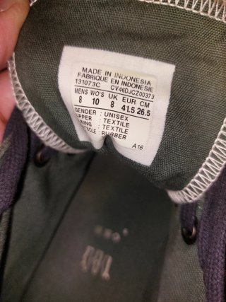Converse All Star Verdi Tg 41.5