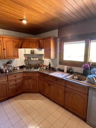Cocina Roble Encimera Granito