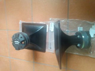 Coppia Trombe H250 e Driver Audience BIANCO-44C