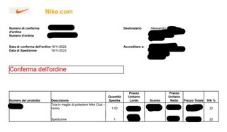 Tuta Nike Originale Nuova