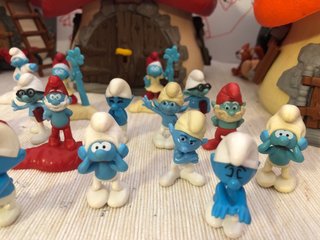 Lotto 17 Puffi Smurfs