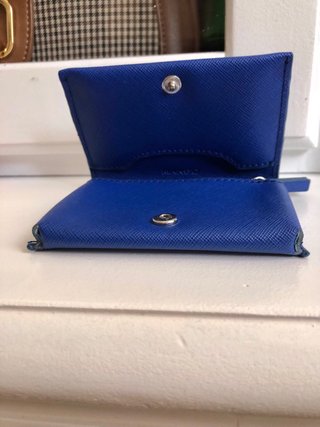 Monedero azul de Mango